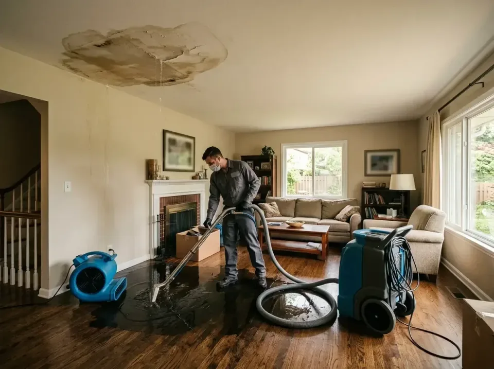 attic-pipe-burst-ceiling-drip-008 — frequently asked questions, Water Damage Restoration & Carpet Care in New Prague, MN